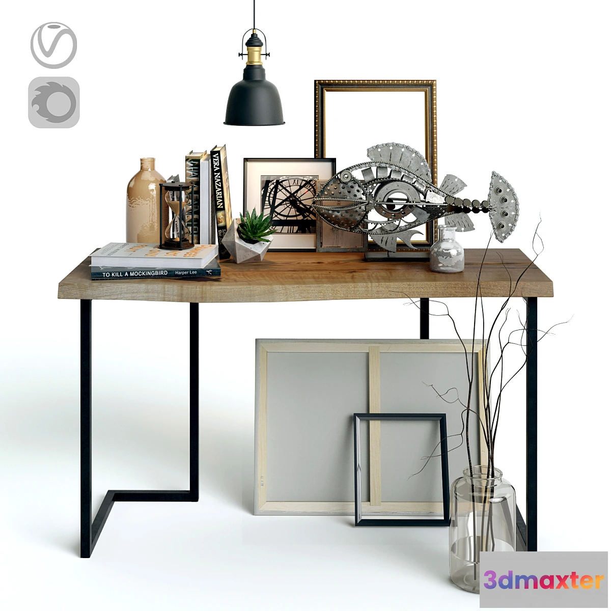 1405970 - Decorative set in the loft style 3D Max