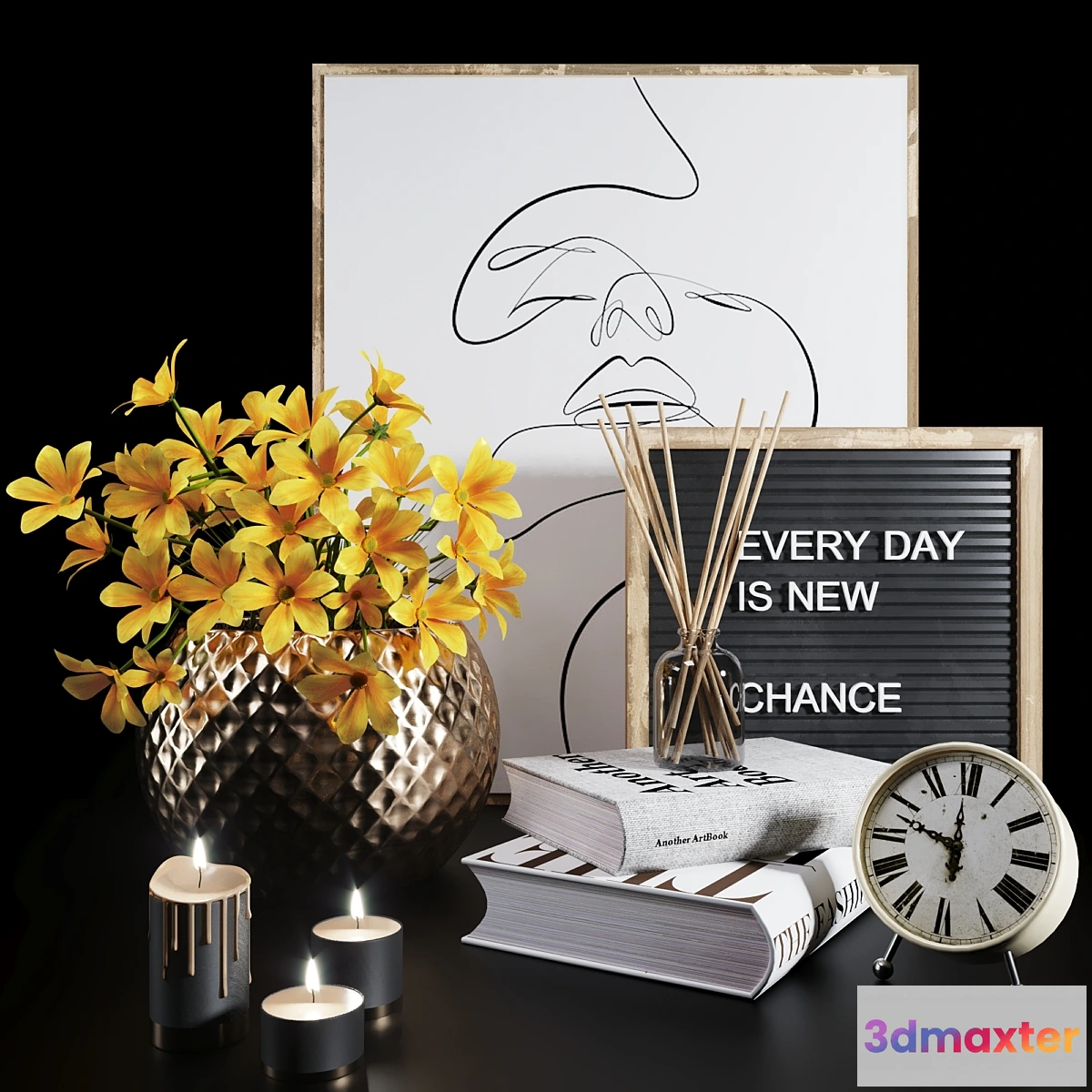 1406430 - Decorative set 01 3D Max