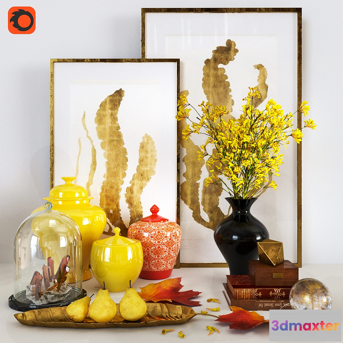 1407014 - Decorative set_8 3D Max