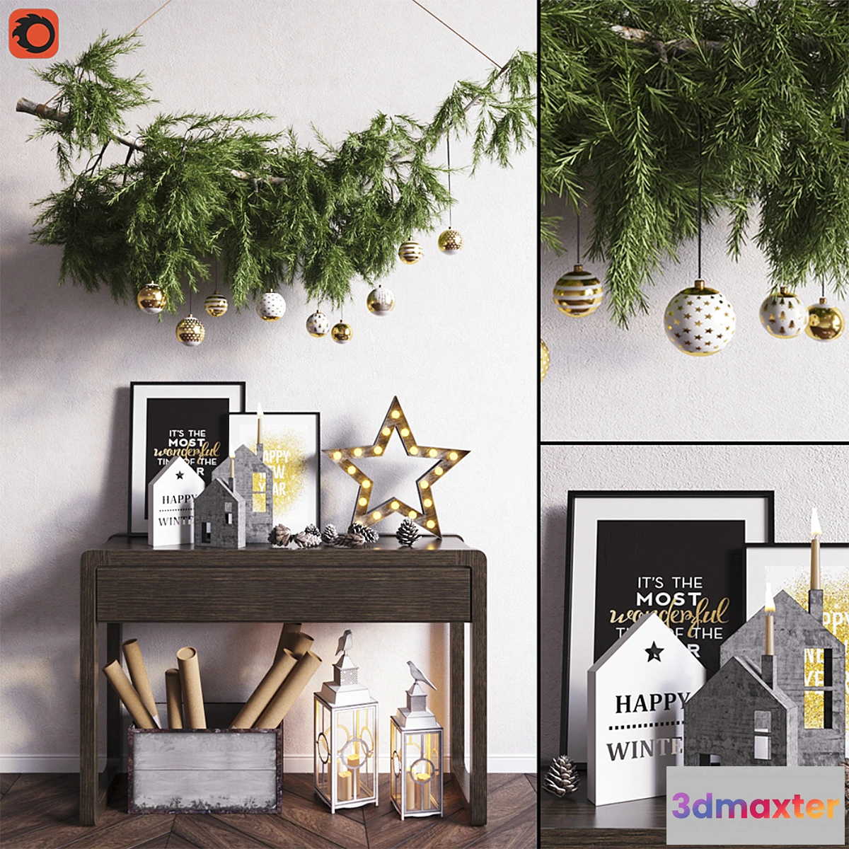 1407054 - Decorative set_9 3D Max