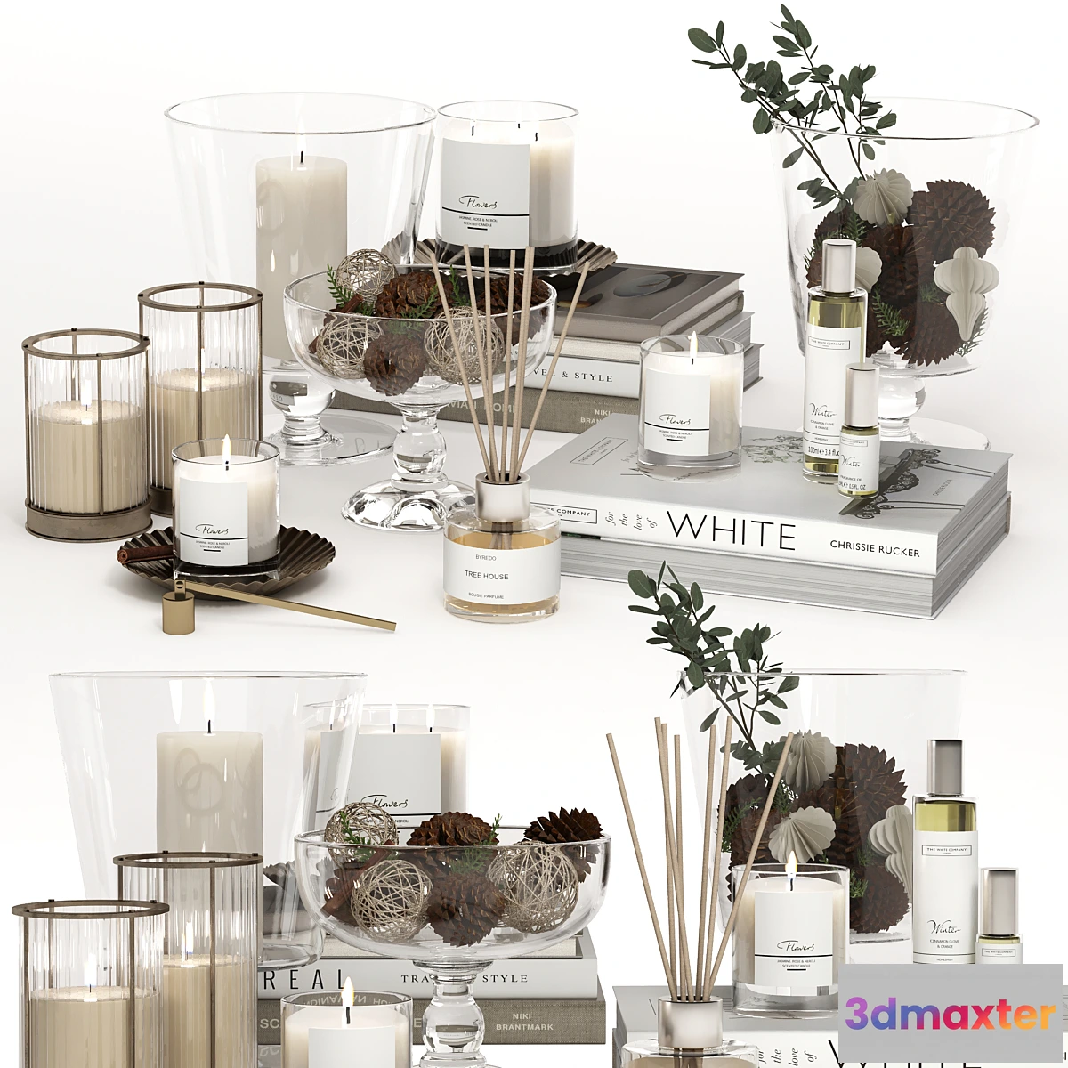 1407134 - Decorative set 29 - coffee table decor set 3D Max