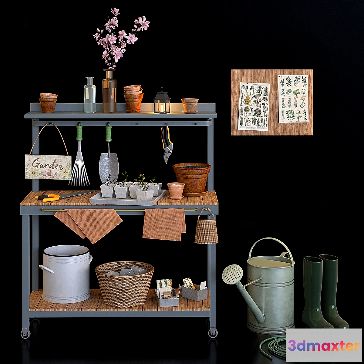 1408168 - Garden set 3D Max