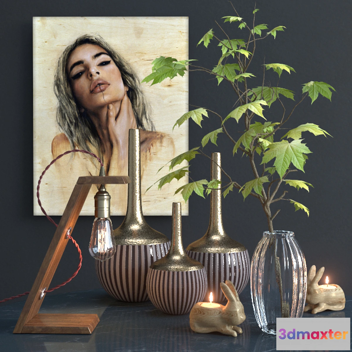 1409814 - Decorative set №2 3D Max