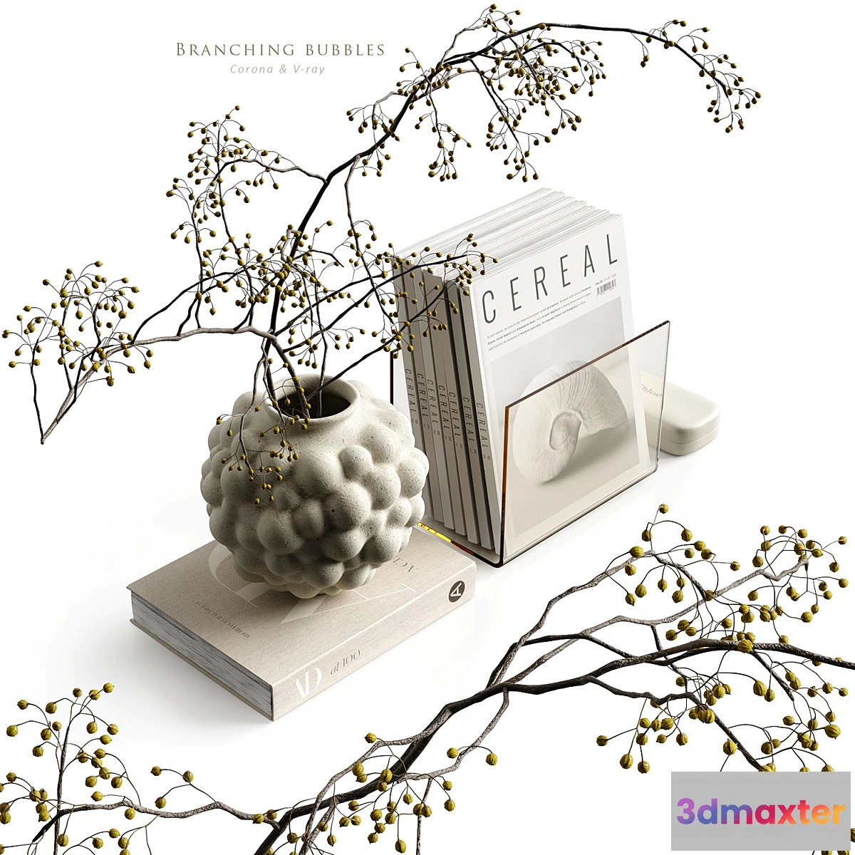 1410018 - Branching bubbles 3D Max