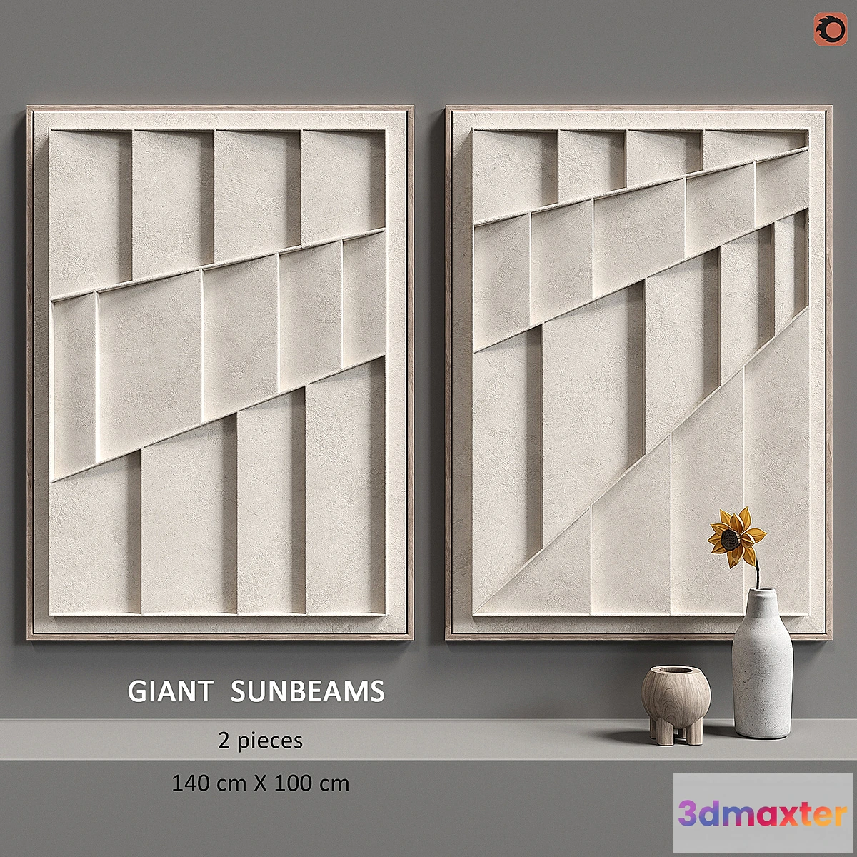 1412550 - Relief GIANT SUNBEAMS 3D Max