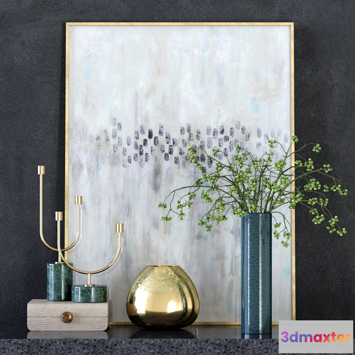 1414620 - Decorative Set 4 3D Max