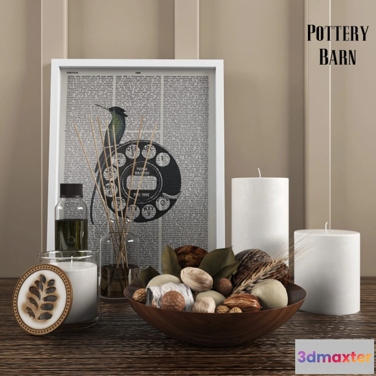 1416314 - Pottery Barn HOMESCENT COLLECTION 3D Max