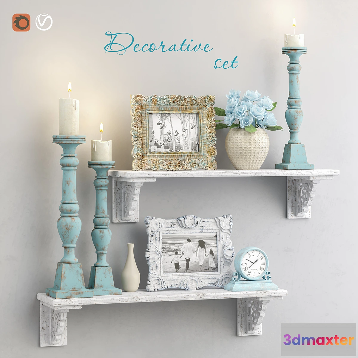 1417848 - Decorative set 7 3D Max