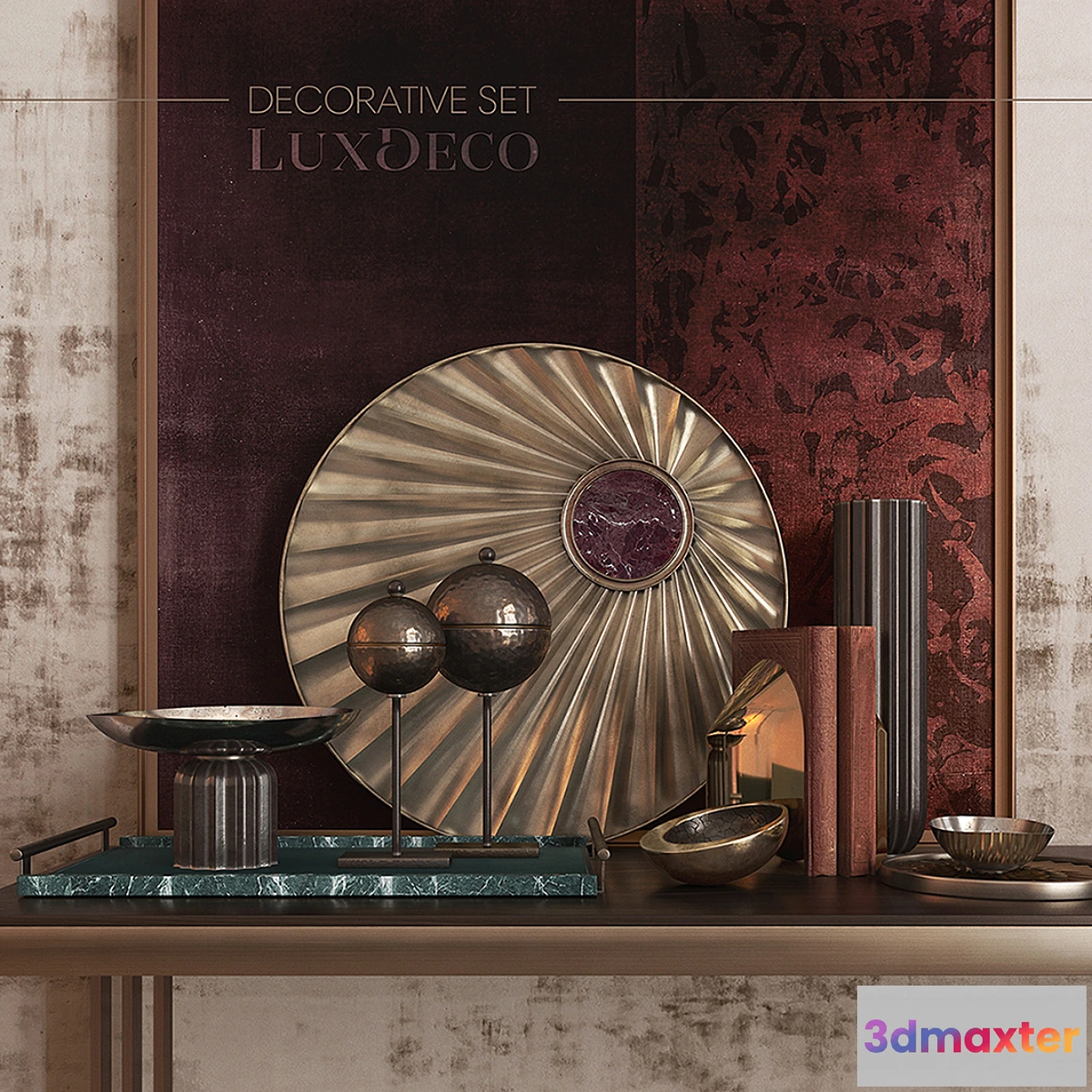 1420692 - Luxury decorative set 3D Max