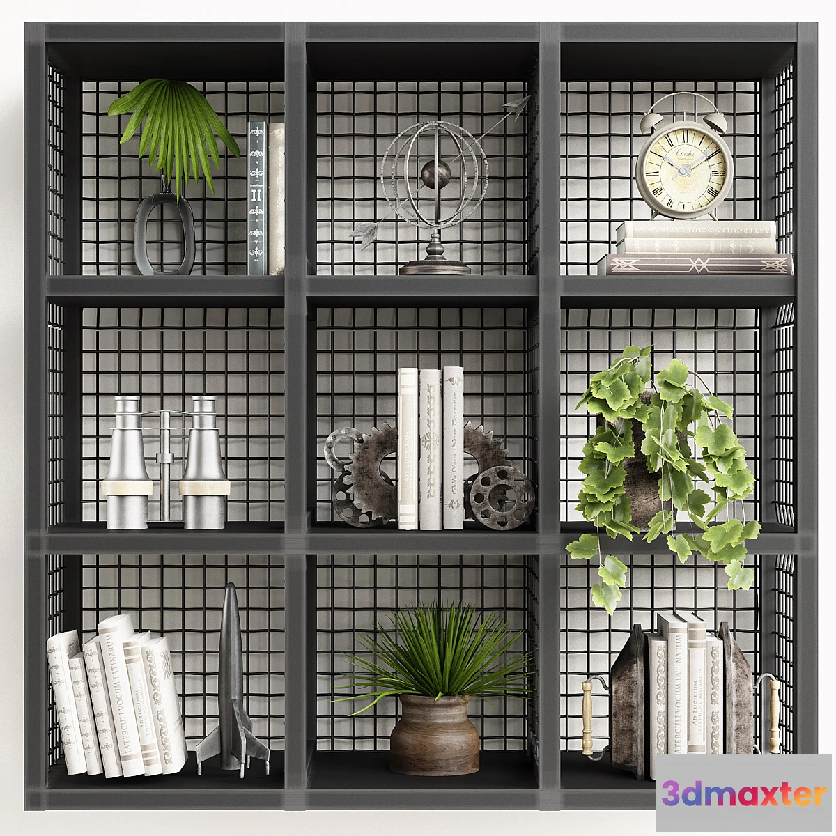 1423166 - Zinc Restoration Hardware Shelf 3D Max