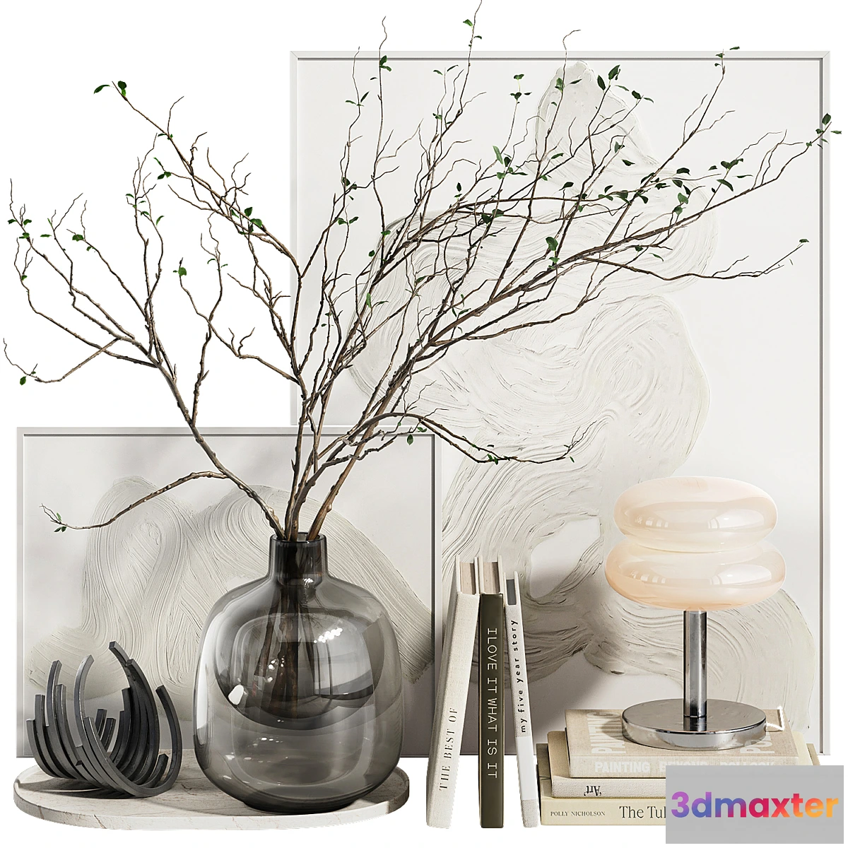 1428494 - Decorative set with branches ch9 3D Max