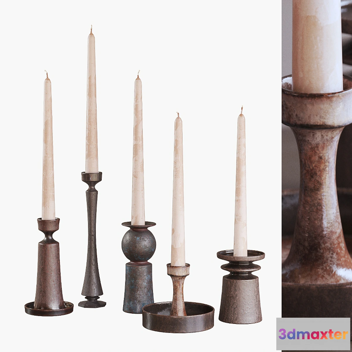1433840 - Taper candle holder 3D Max