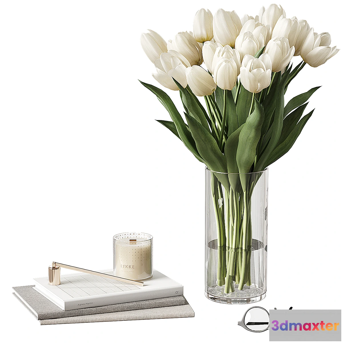 1434566 - Decor set with tulips 3D Max