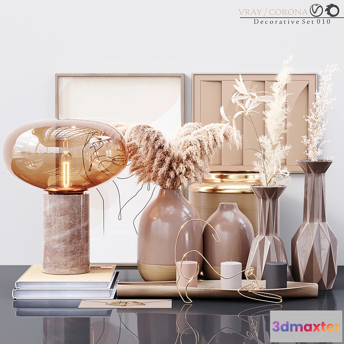 1436792 - Decorative Set 010 3D Max