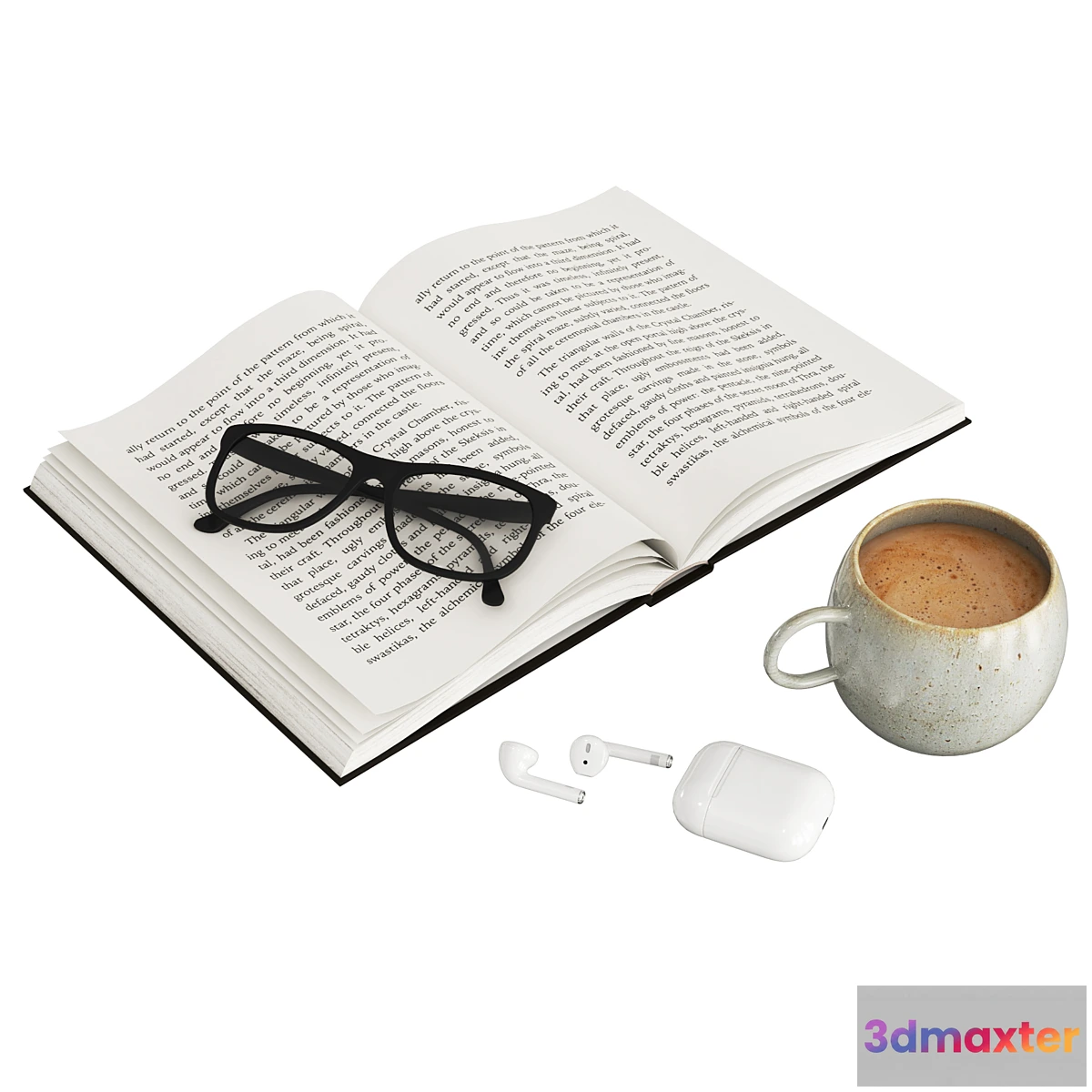 1437652 - Open book 3D Max