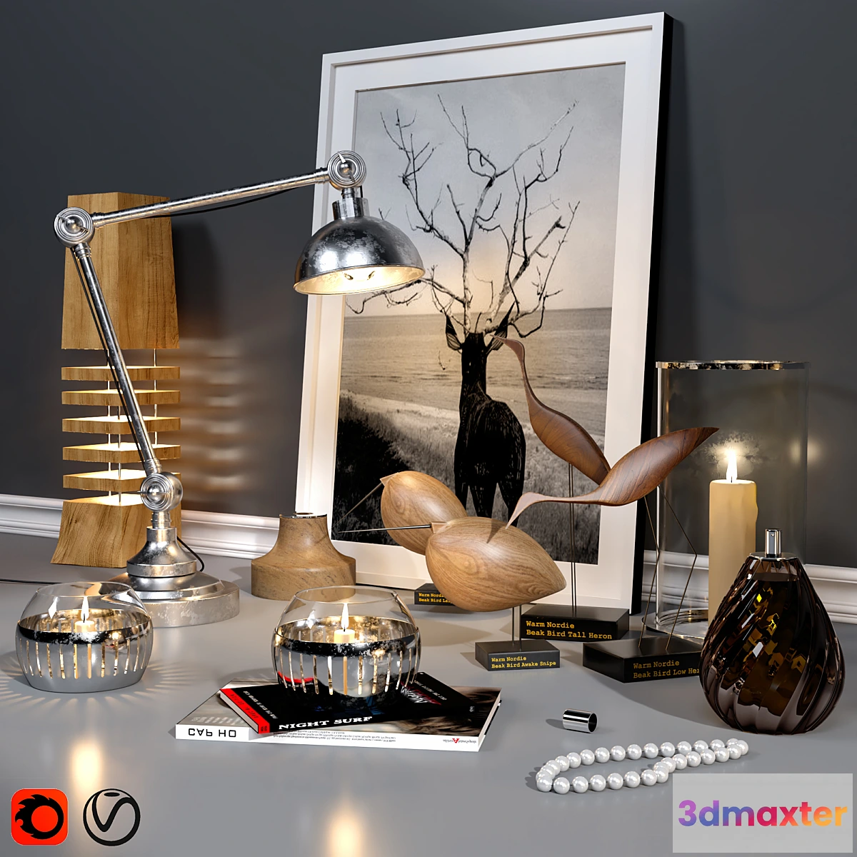 1438346 - Decorative set_Vitra Model 3D Max