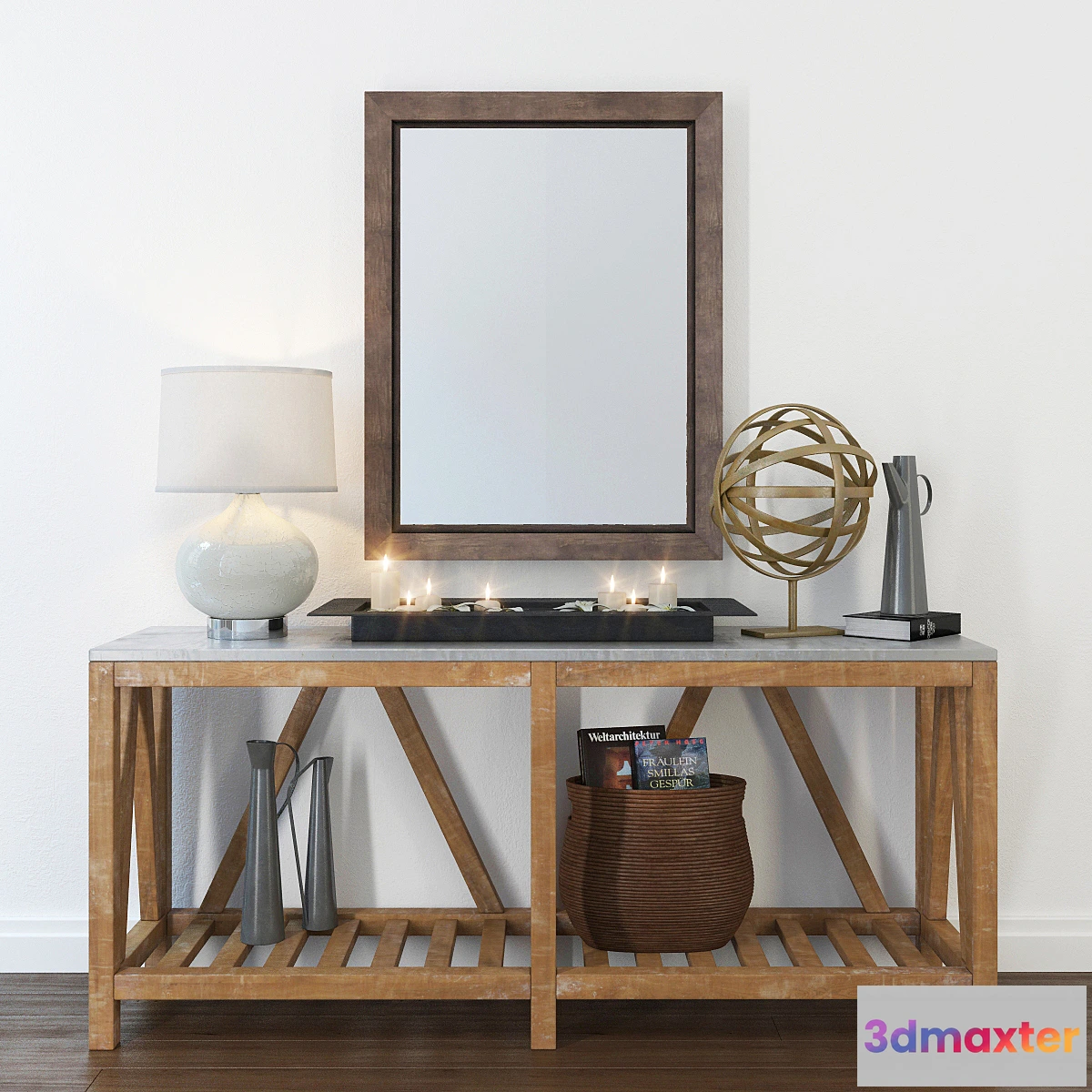 1438798 - Entryway set Crate and Barrel 3D Max