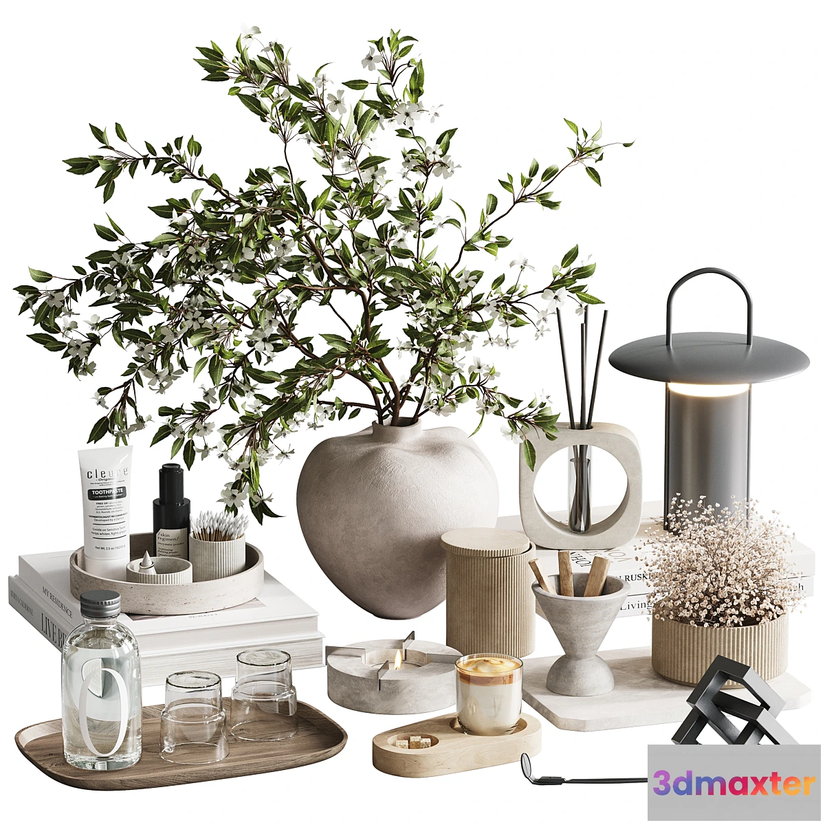 1438954 - Decorative set H120 3D Max