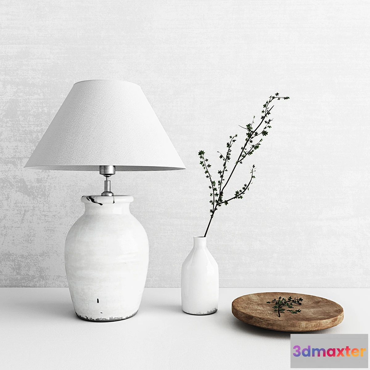 1440264 - Neptune lamp and vase 3D Max