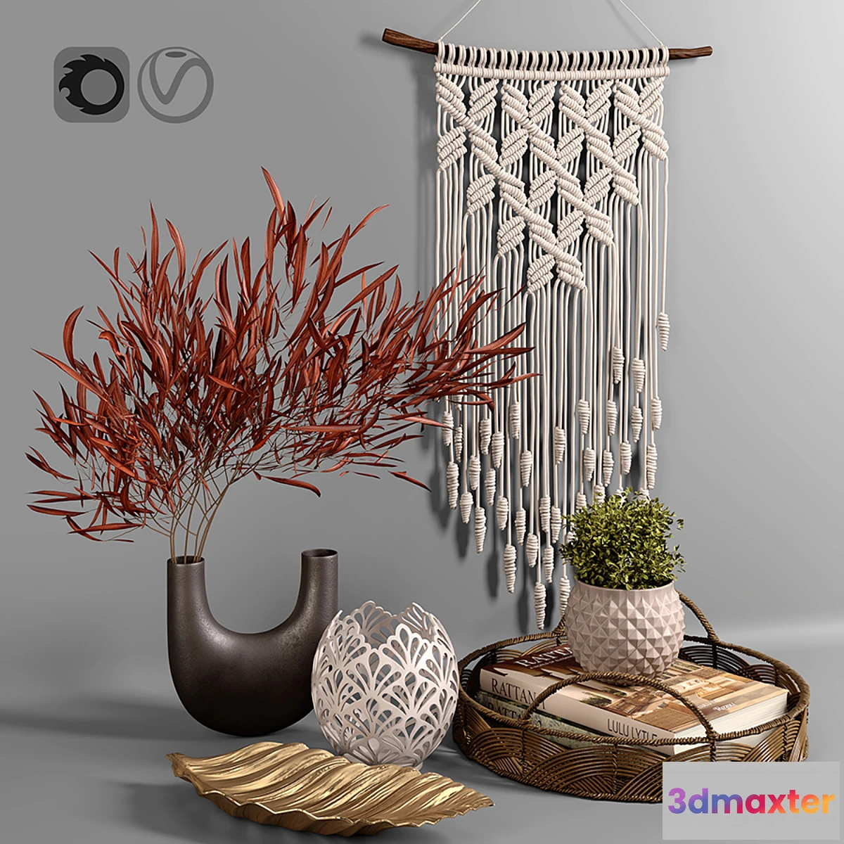 1440432 - Decorative Set 2 3D Max