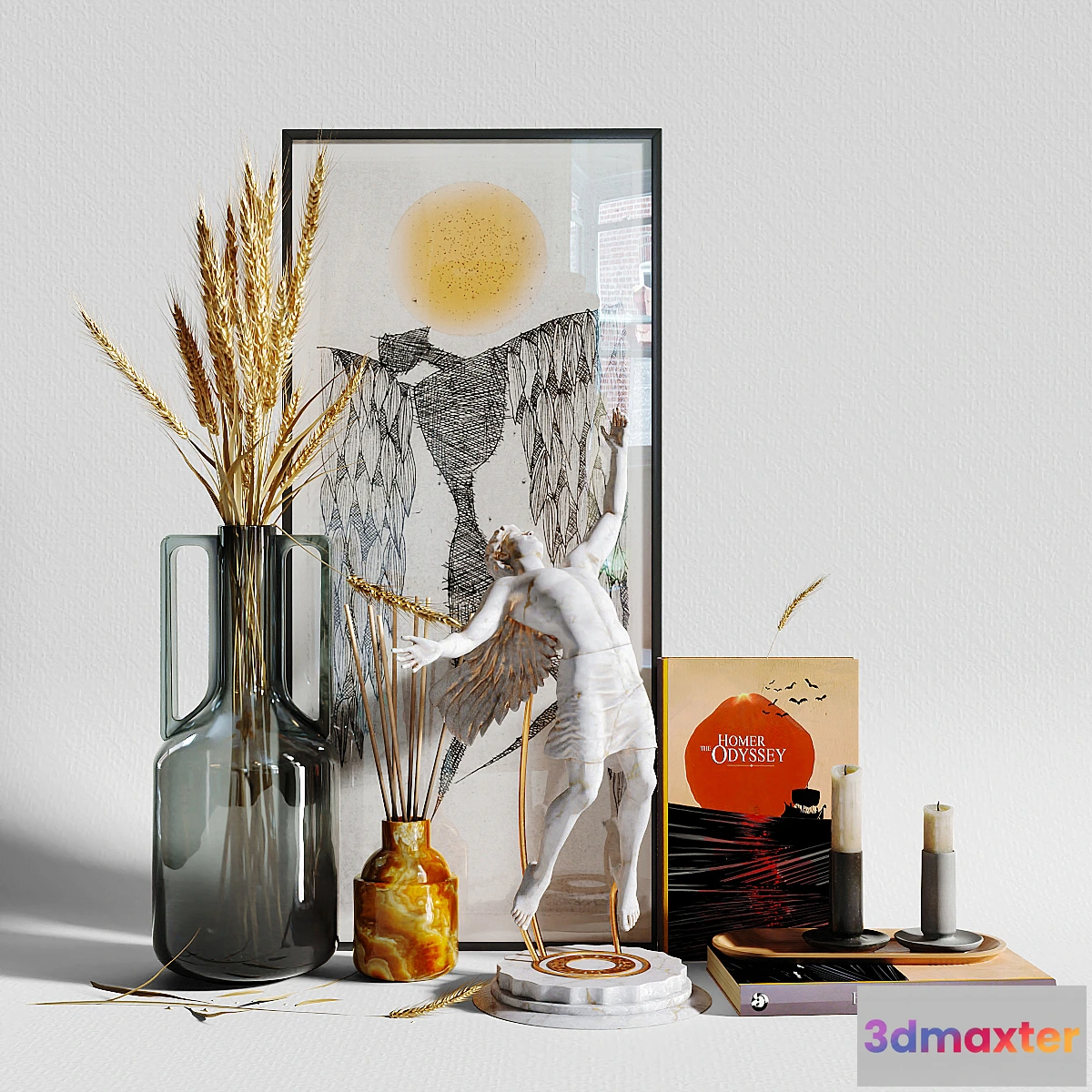 1442614 - Decorative Set Icarus 3D Max