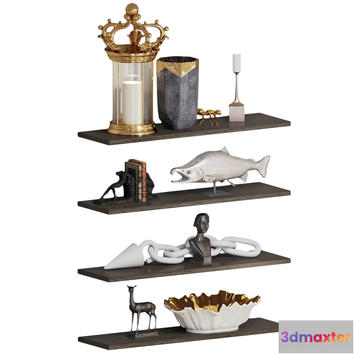1443474 - Global Views decoration set 3 3D Max