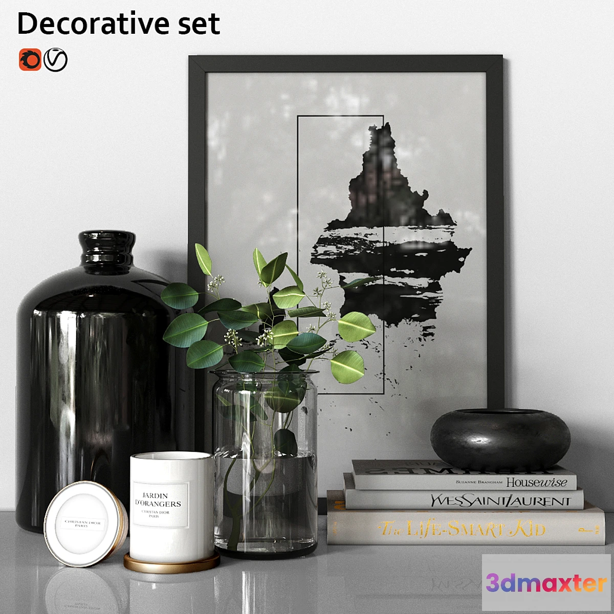 1443578 - Decorative set 3D Max