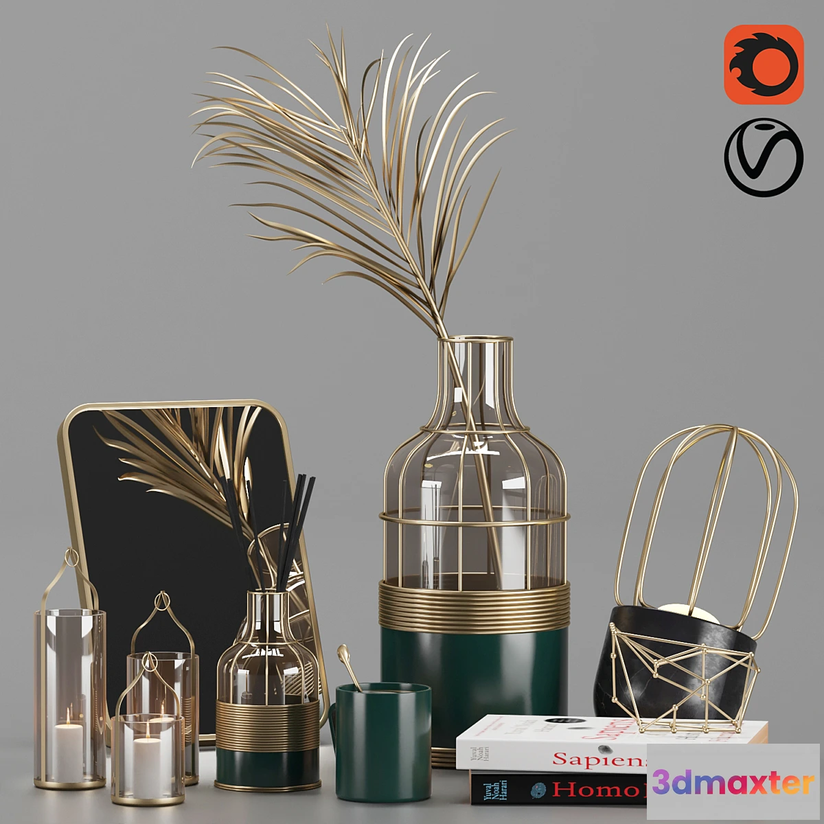 1443584 - Luxury Decorative Set_1 3D Max