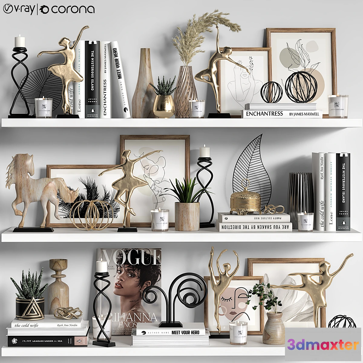 1447126 - Decorative Set 18 3D Max