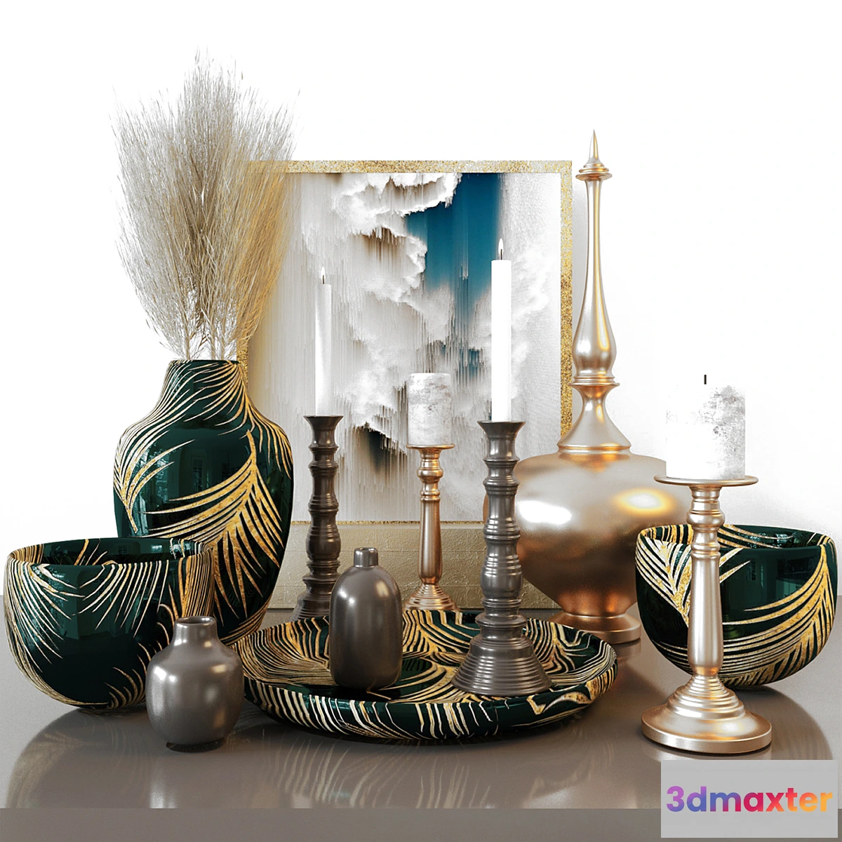 1447948 - Decorative set 002 3D Max