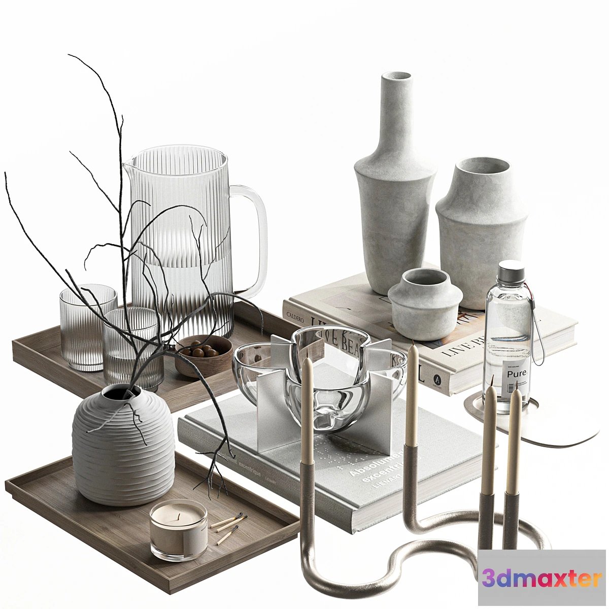 1449484 - Decorative Set-078 3D Max