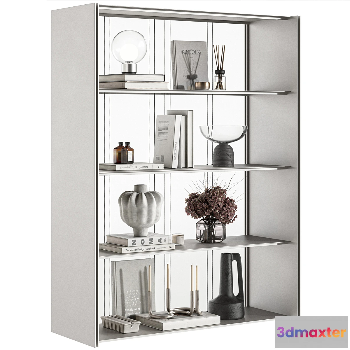 1450328 - Decorative Set-079 Shelf Accessories 3D Max