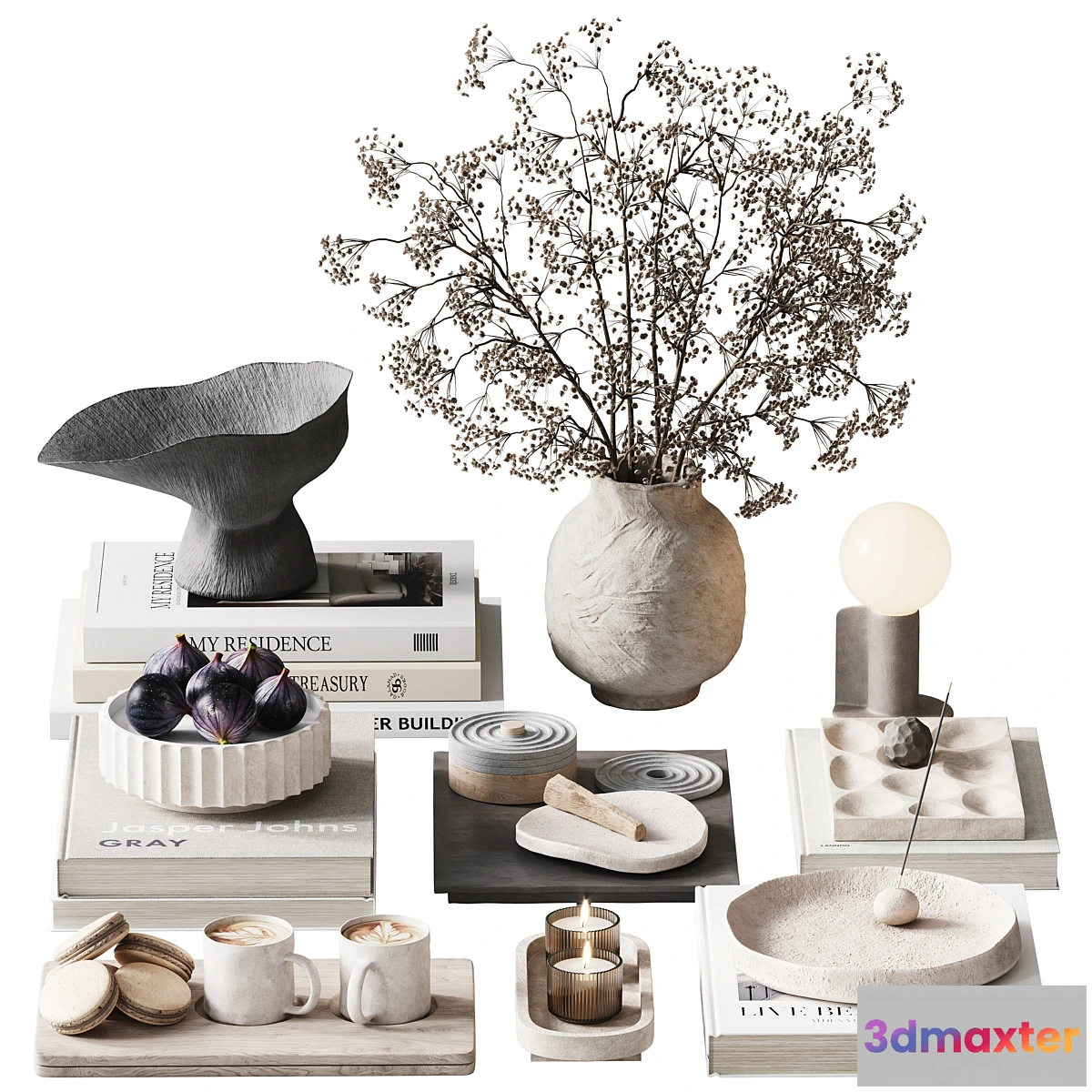 1450382 - Decorative set H95 3D Max