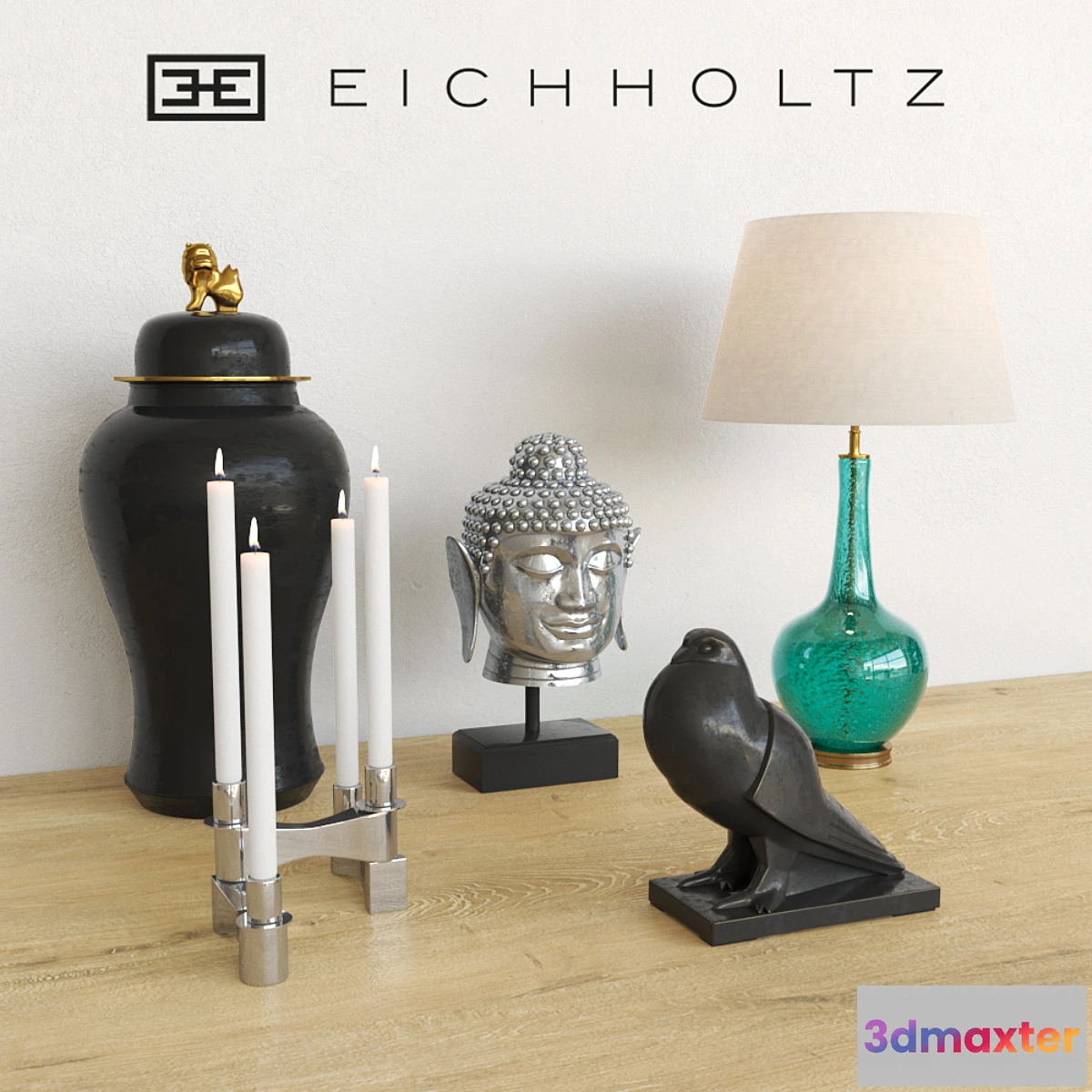 1451854 - Eichholtz decor set 3D Max