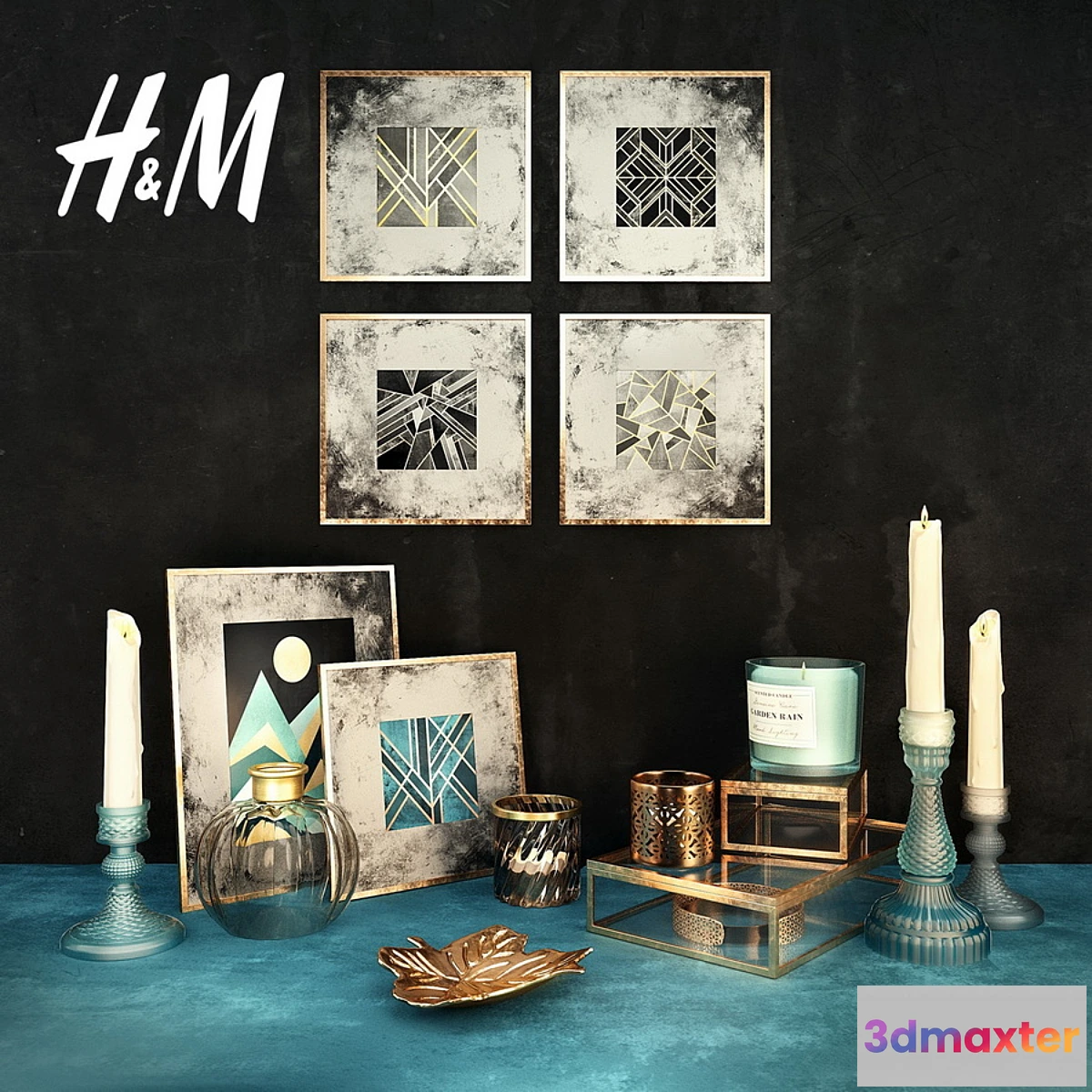 1454008 - H & M accessories set 3D Max