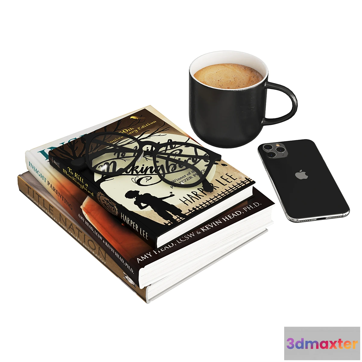 1454060 - Book stack 3D Max