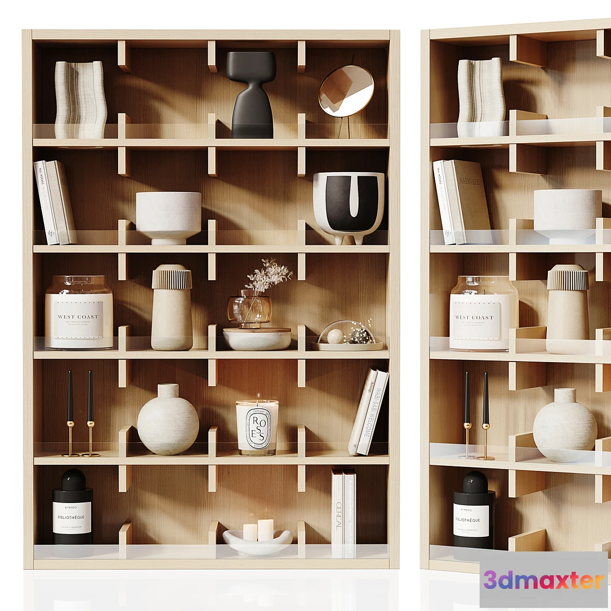 1457250 - Shelf Oiled Oak 3D Max