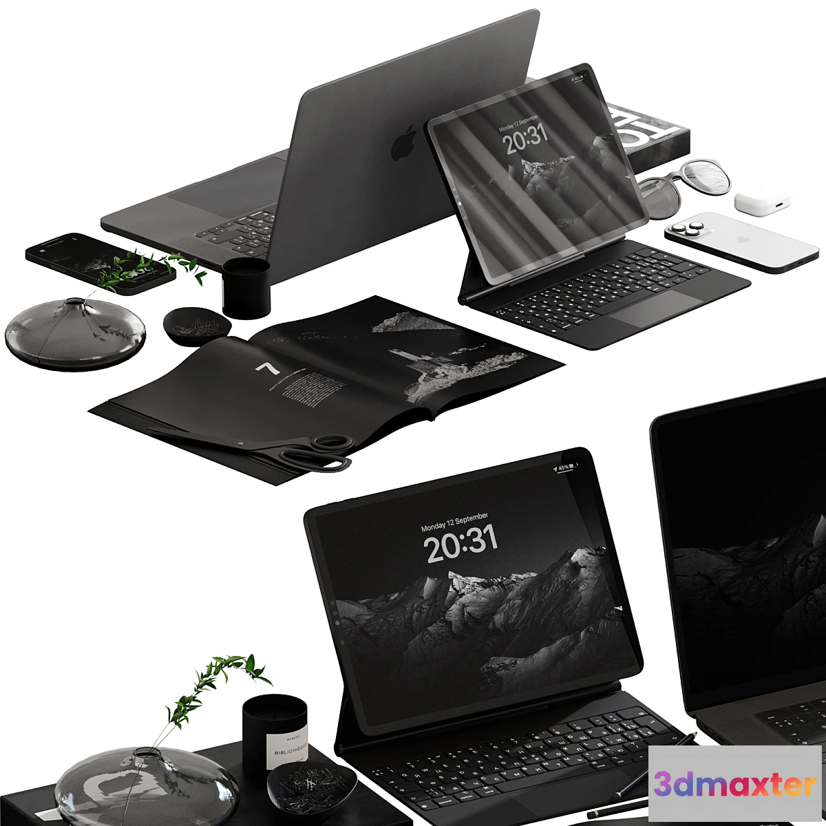 1457698 - Decorative set for desktop 3D Max