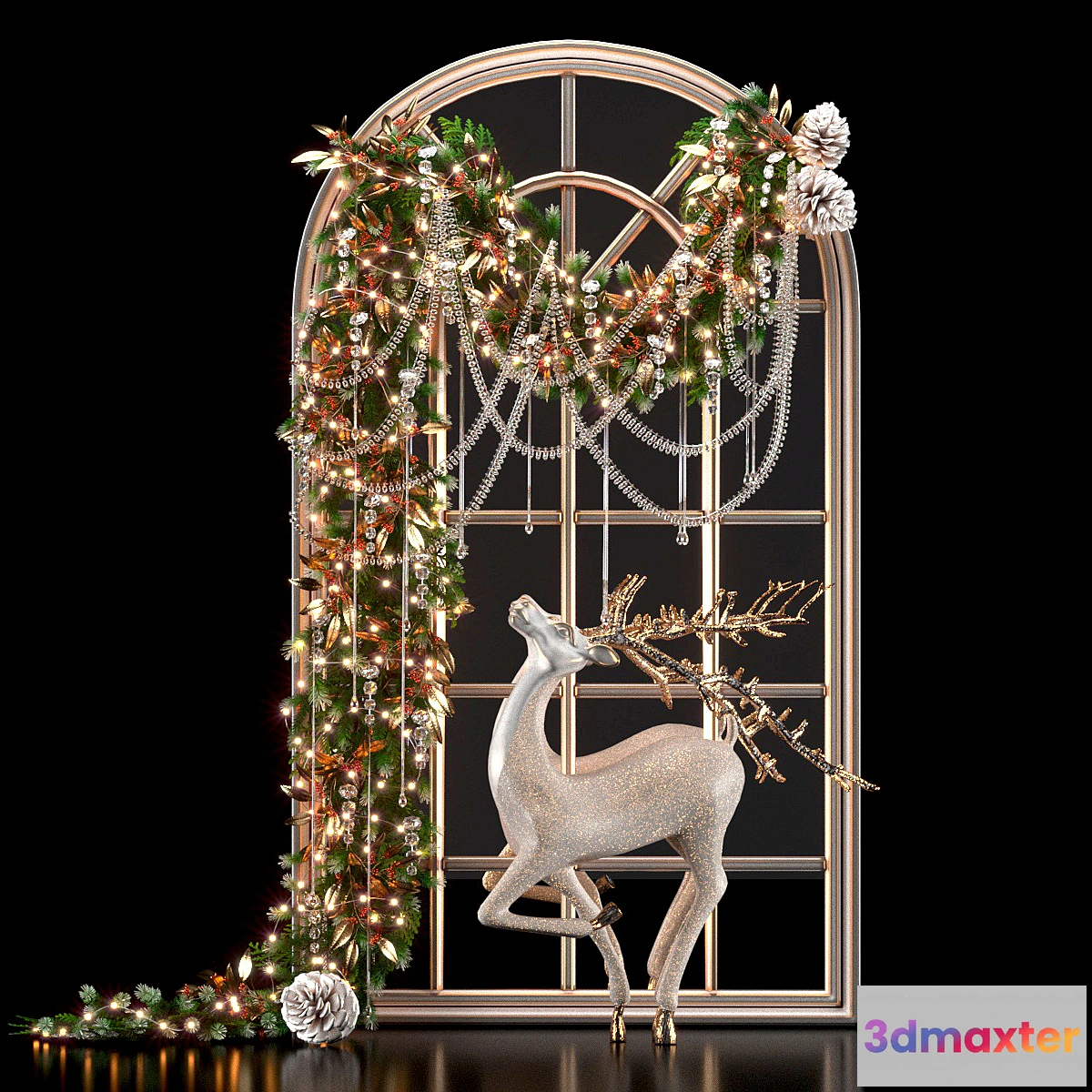 1460256 - Outdoor Christmas set 3D Max