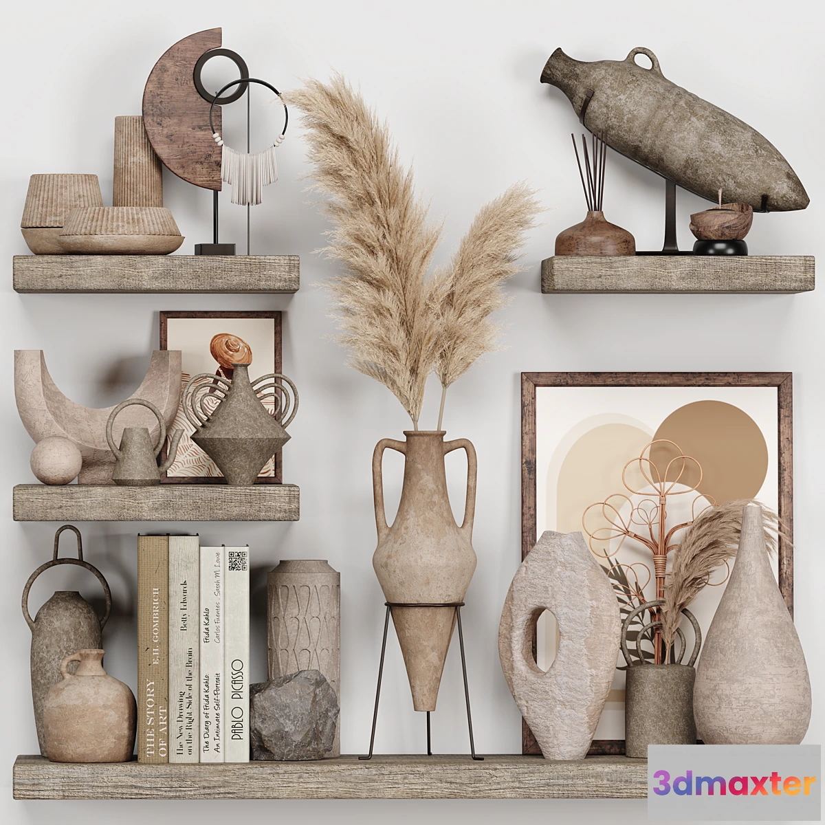 1461204 - Decorative Set Rustic style 04 3D Max