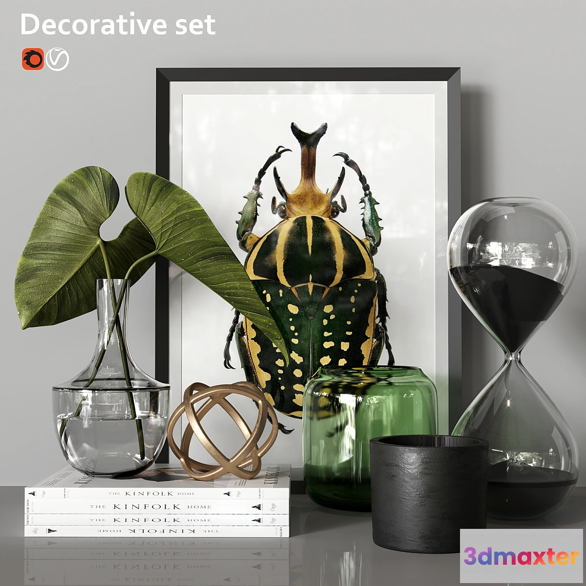 1464884 - Decorative set 3D Max