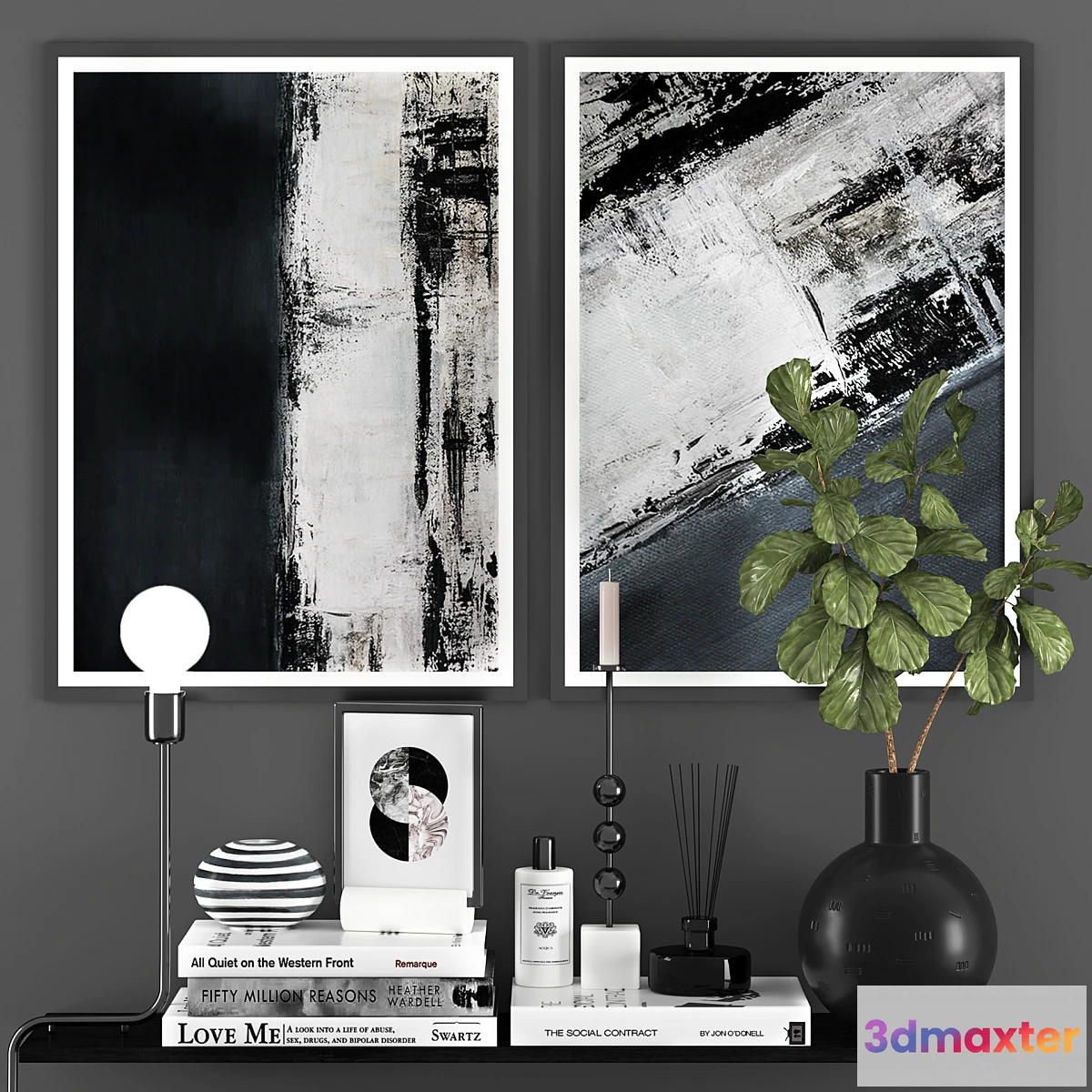 1465440 - Decoration set 10 3D Max