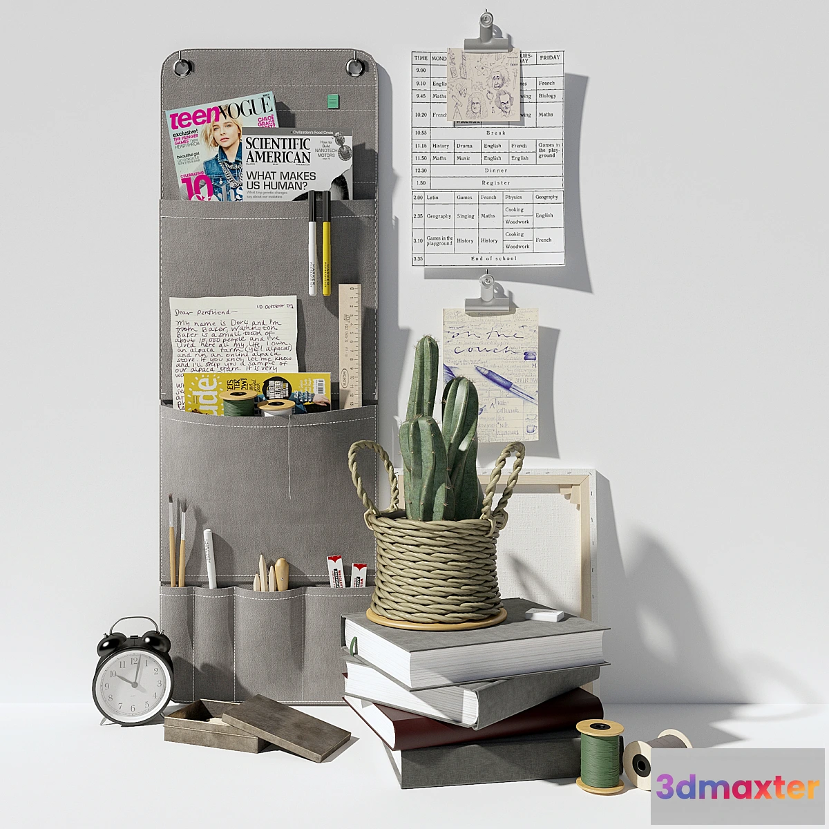 1468038 - School set 3D Max