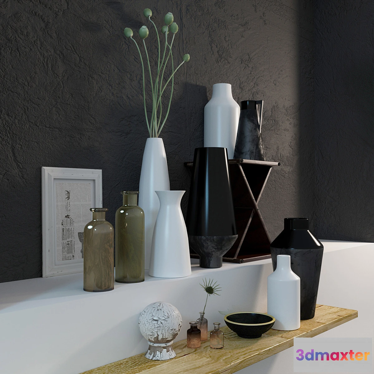 1468128 - Carla Peters Chulucanas Vases 3D Max