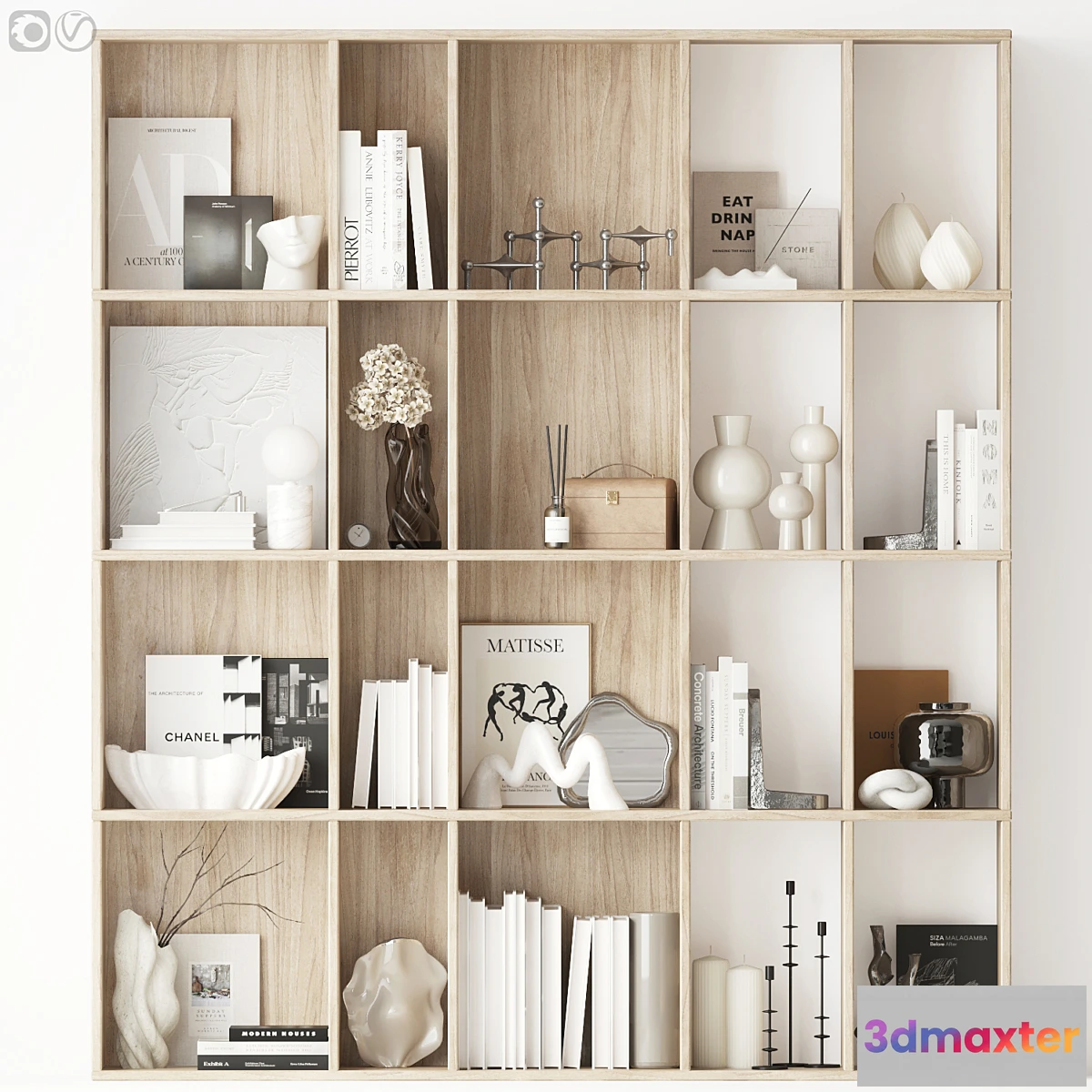 1468632 - Black&white decor set - 08 3D Max