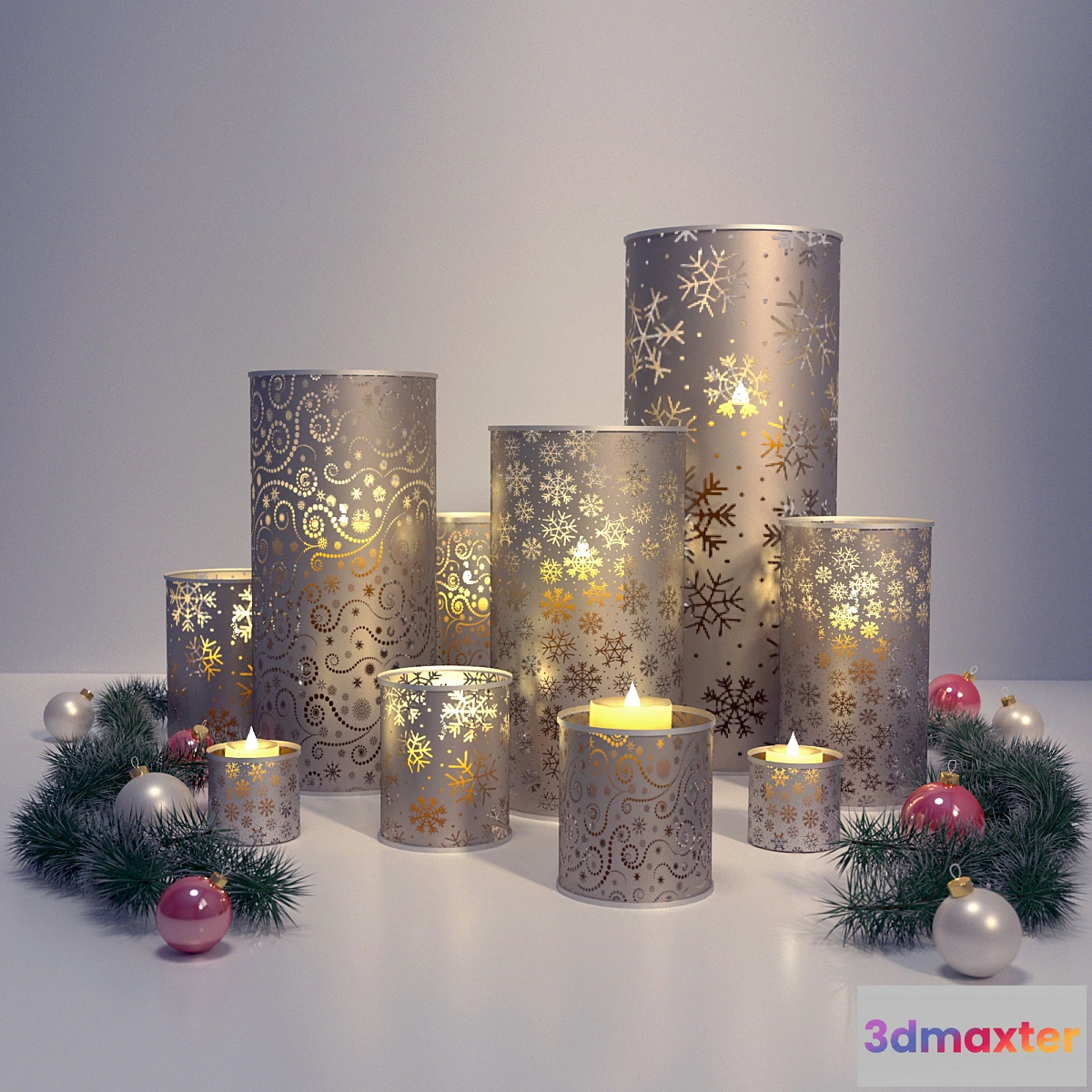 1473434 - Candlesticks 3D Max