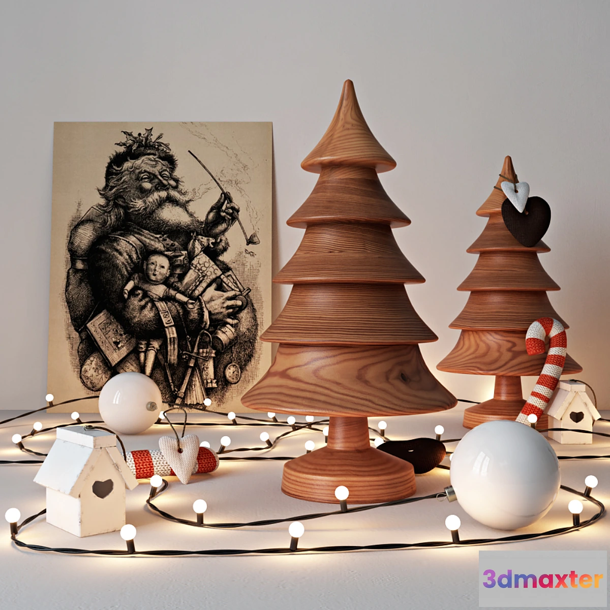 1473866 - Christmas set 3D Max