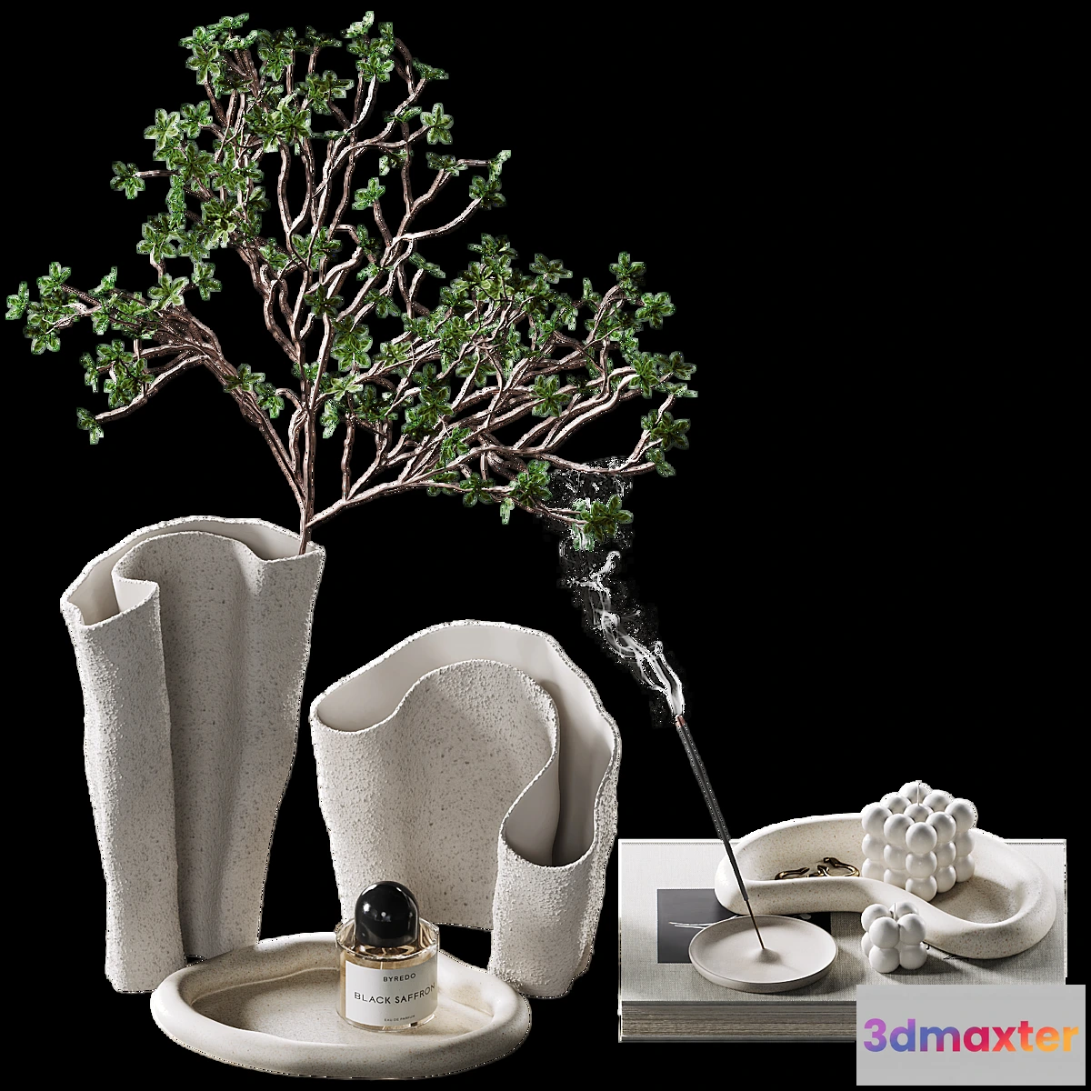 1474264 - Decorative set for coffee table 49 3D Max