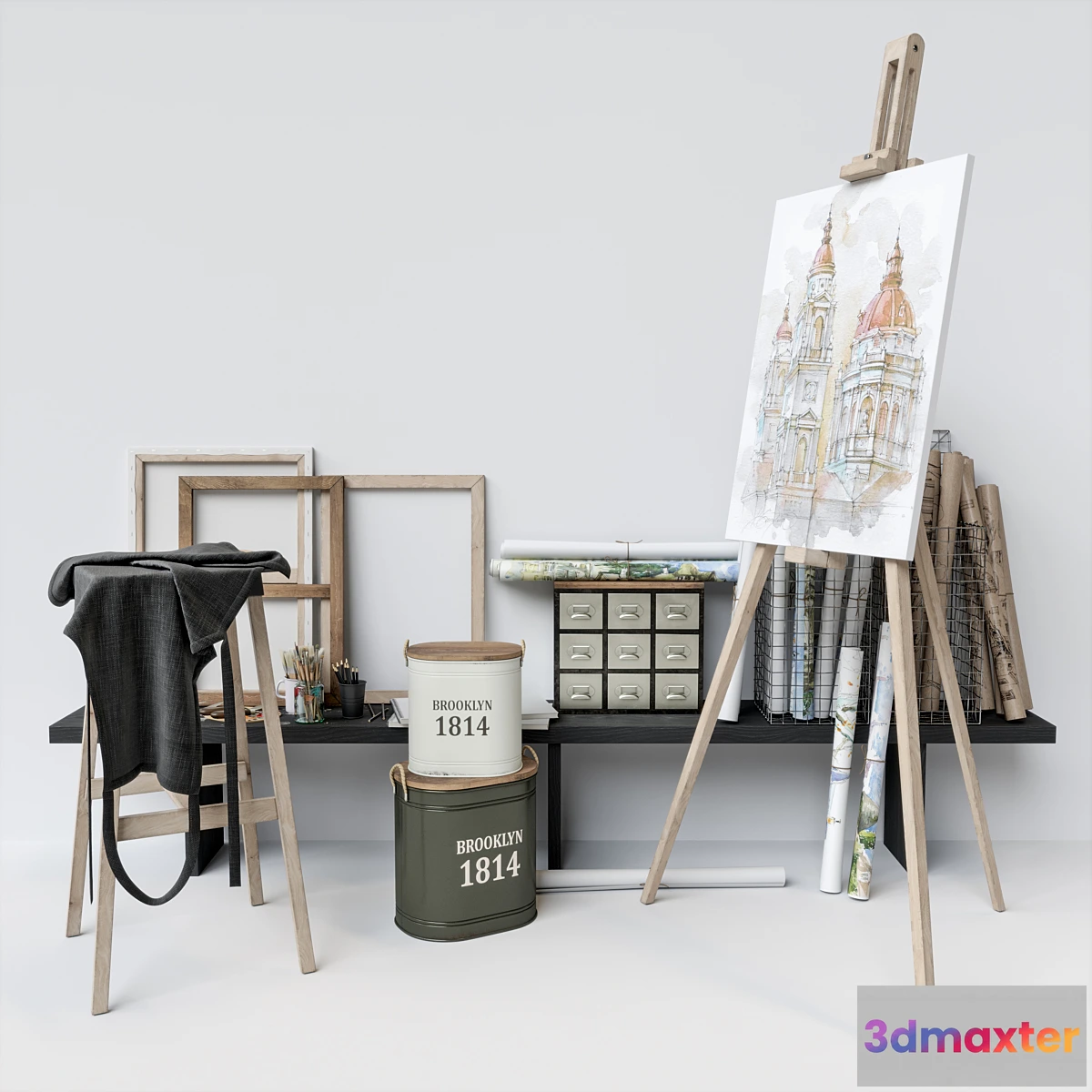 1474374 - artist’s workshop 3D Max
