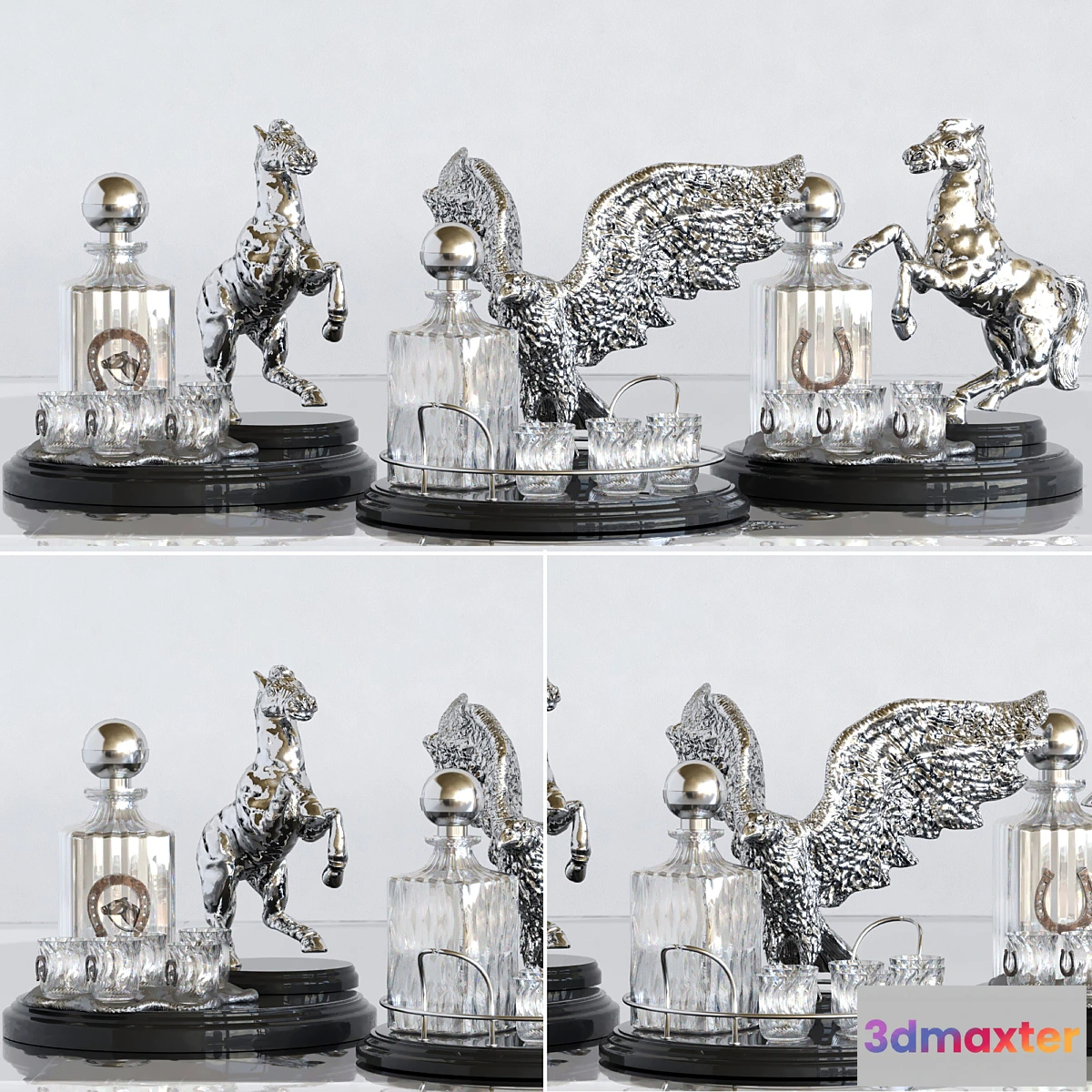 1475890 - Elite set for strong drinks 3D Max